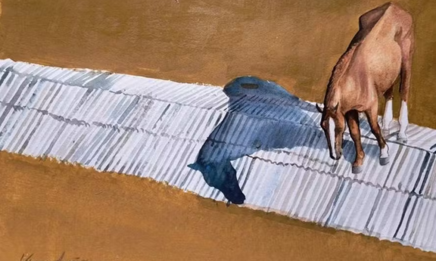 pintura-do-cavalo-‘caramelo’-e-leiloada-e-chega-a-r$-130-mil-para-ajudar-o-rio-grande-do-sul